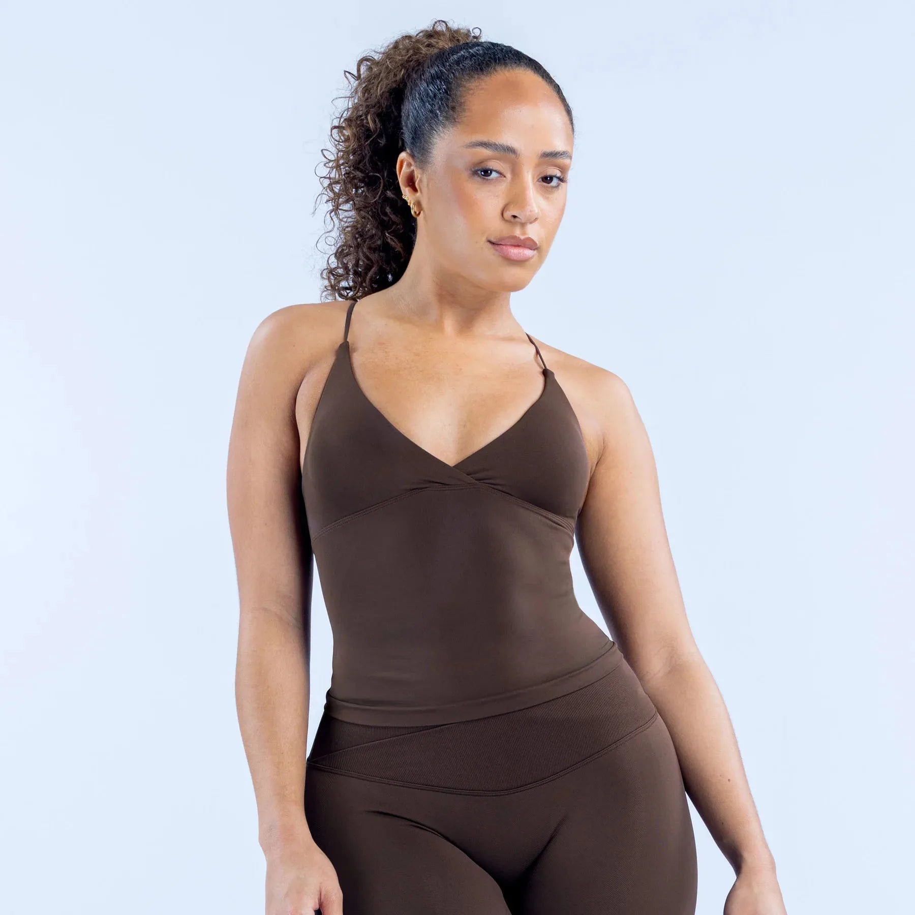 Nahtlose Longline-Sporttop