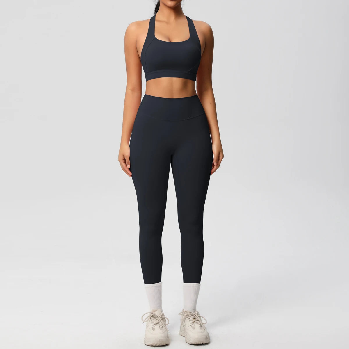 Yoga-Set: Gym-Set mit Sport-BH und Leggings