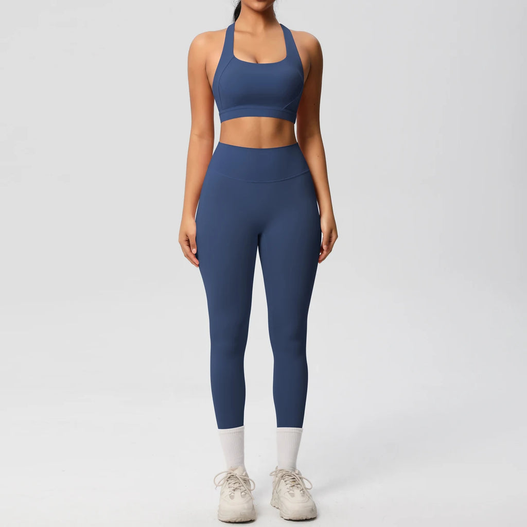 Yoga-Set: Gym-Set mit Sport-BH und Leggings