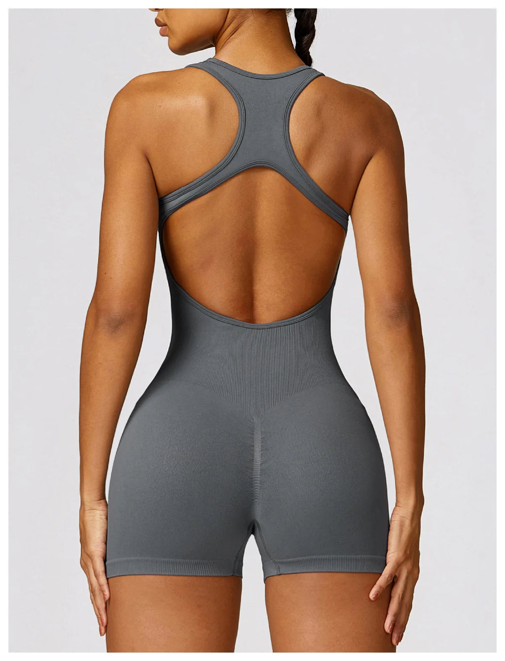 Fitness-Romper, elastischer Workout-Bodysuit