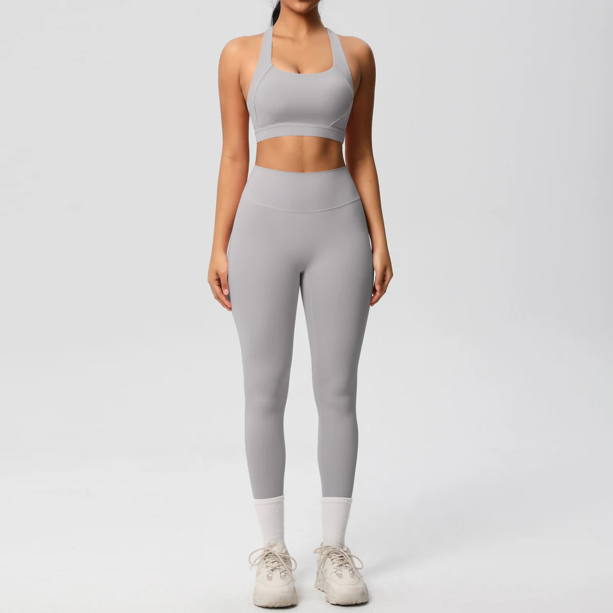 Yoga-Set: Gym-Set mit Sport-BH und Leggings