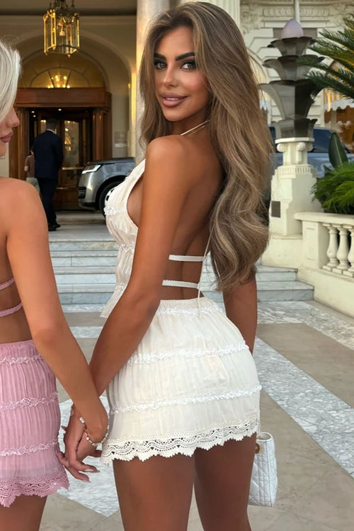 Dress Pleated Stripe Fabric Personalized