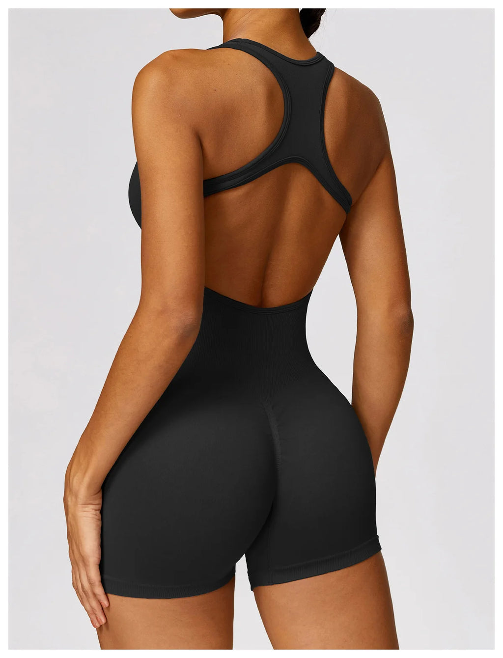 Fitness-Romper, elastischer Workout-Bodysuit