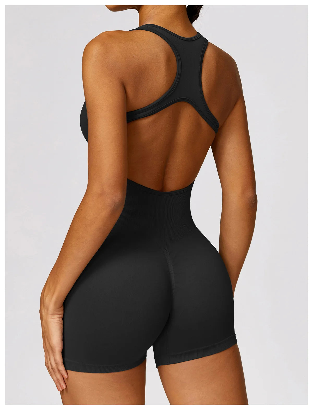 Fitness-Romper, elastischer Workout-Bodysuit