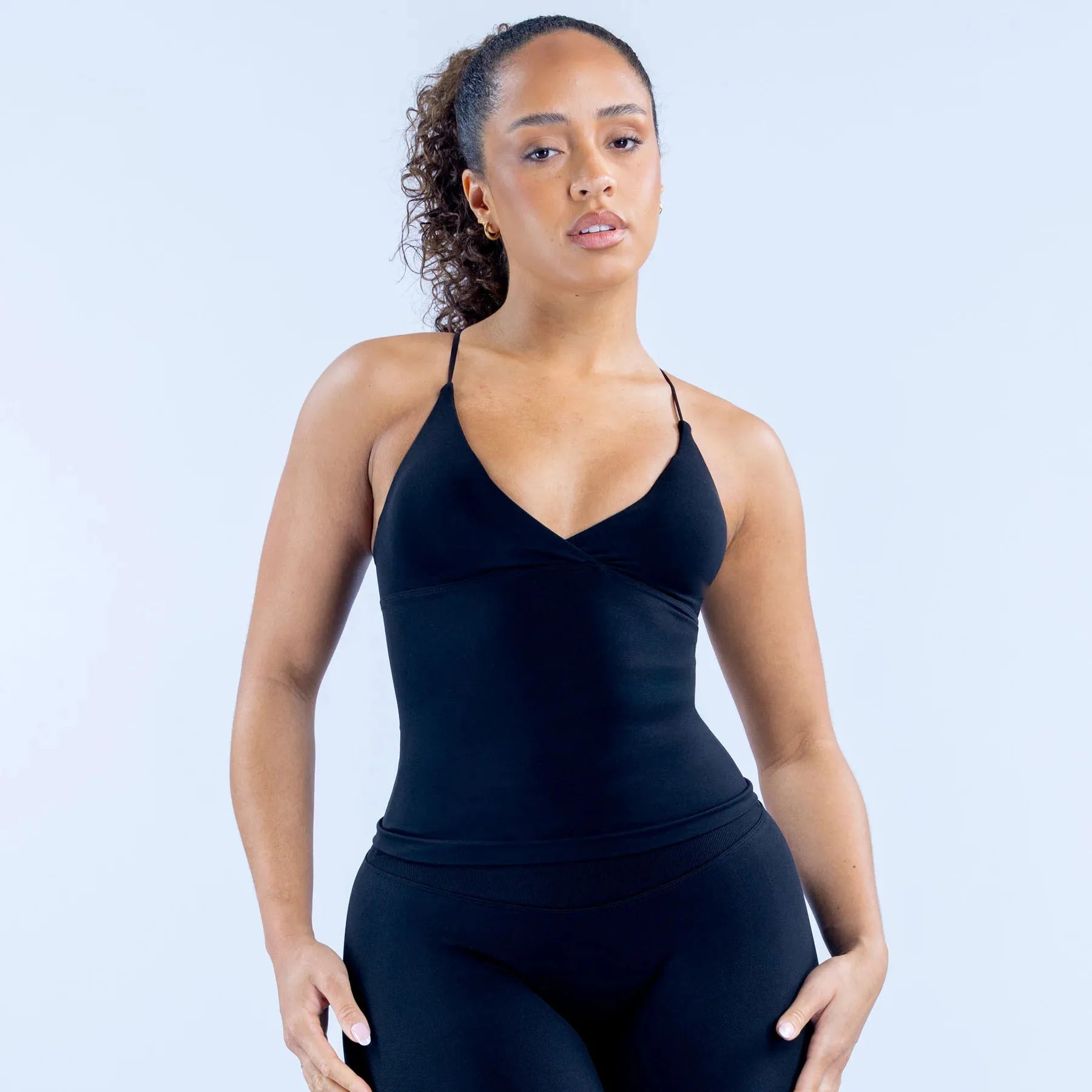 Nahtlose Longline-Sporttop