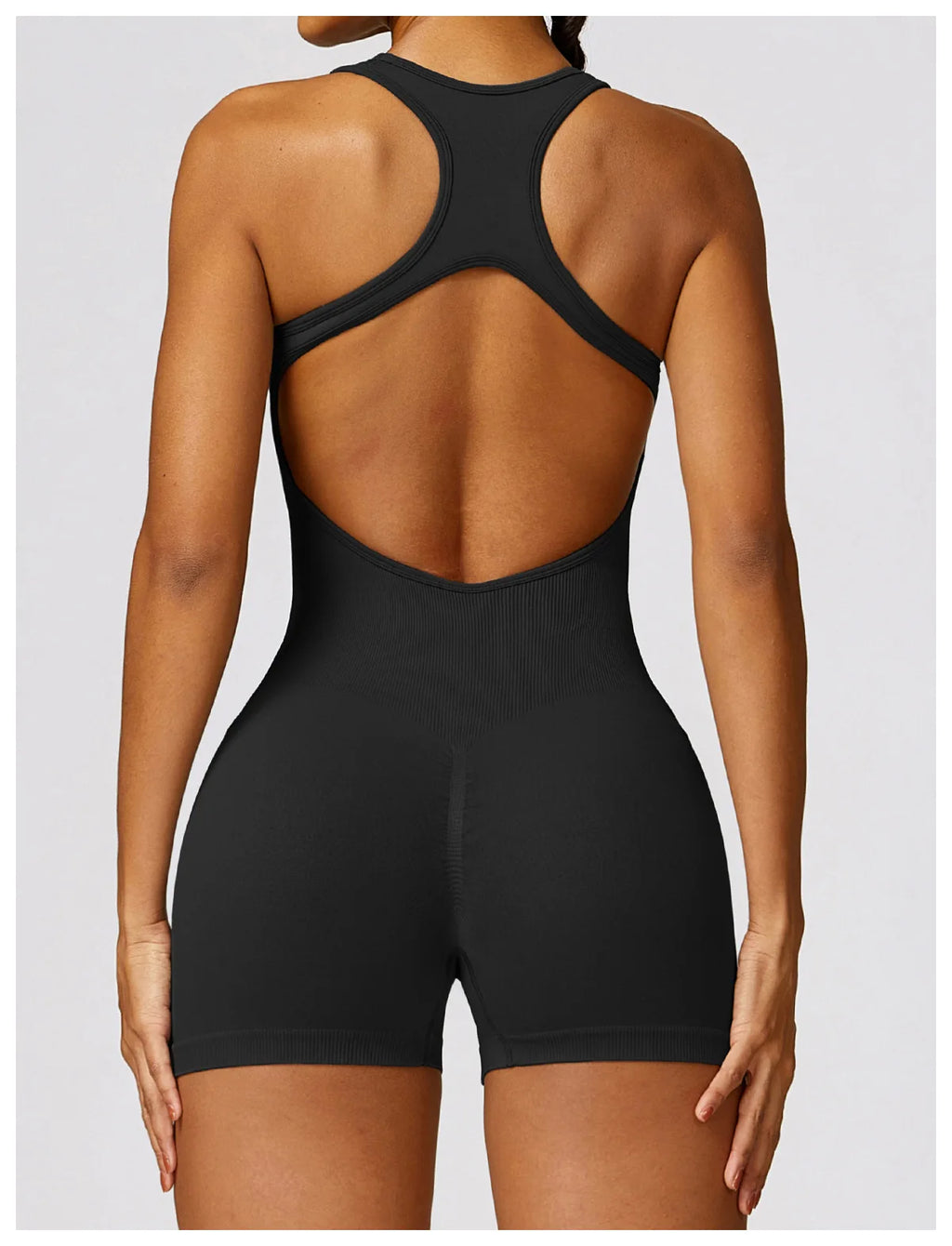 Fitness-Romper, elastischer Workout-Bodysuit