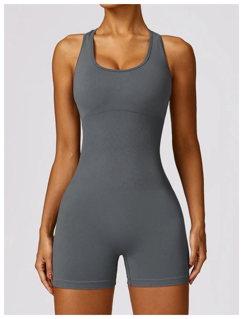 Fitness-Romper, elastischer Workout-Bodysuit